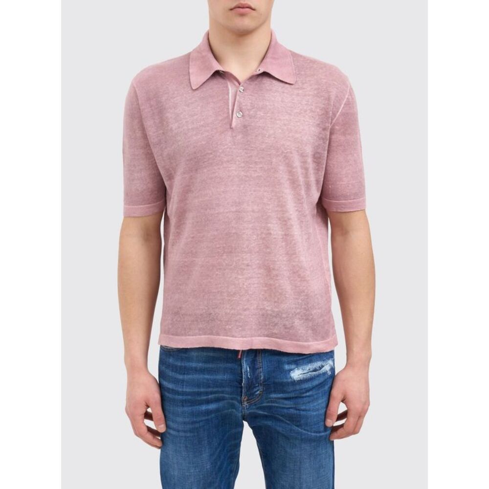 Avant Toi Men Linen And Cotton Polo Shirt Avant Toi